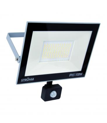 LED spotlight with motion sensor 100W Grey CW 12628-32589