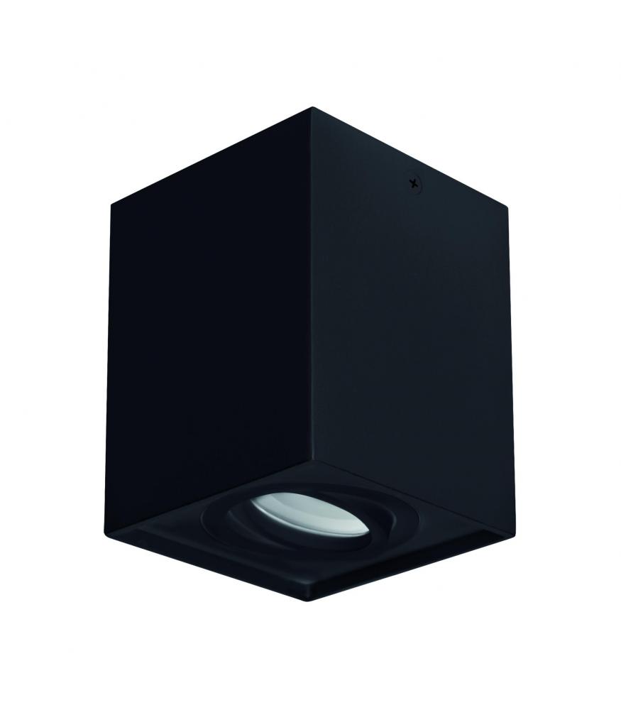 HARY D GU10 Negro Luminaria De Techo 220V 50W Regulable Techo Negro