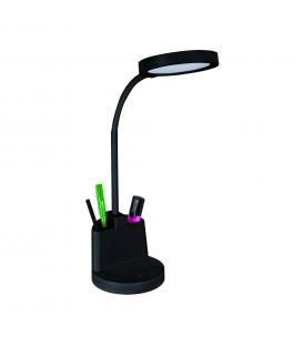 LABOR LED-Schreibtischlampe mit 3-Stufen-Dimmung Stifthalter, Schwarz