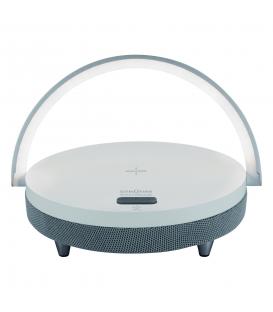 LED SATURN avec chargeur de téléphone sans fil et enceinte Bluetooth portable