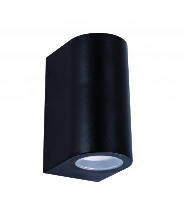 Dustproof GAMP 2 x GU10 C Black Outdoor Luminaire 12898-32830