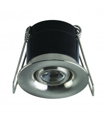 GOL C 1.6W NW LED Lumière encastrée Décorative, Chrome mat 12801-33611