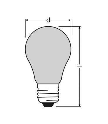 Decor A 11W E27 Orange Glühbirne - Farbige Lampen 6038-3506