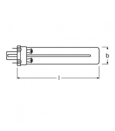 7W HNS S - Hocheffiziente UV-C-Entkeimungslampe 6041-3515