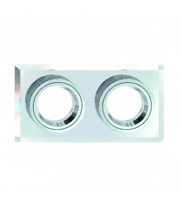 STAN L GU10 Chrom Deckeneinbauleuchte aus Glas 12305-36576