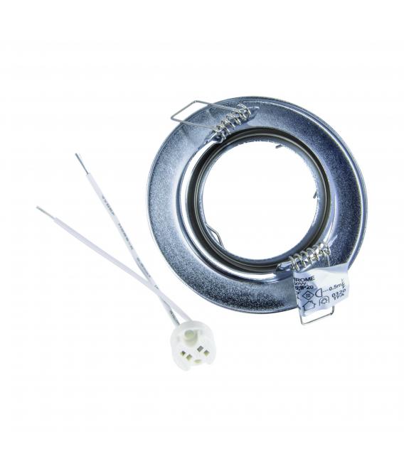 Elegante apparecchio da incasso KAJKA C GU5.3 Cromo – Foto
