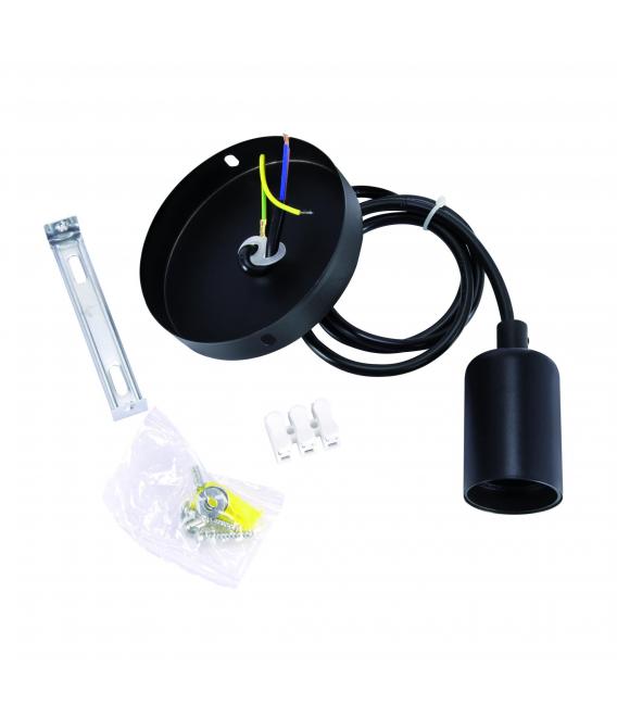 Viseča svetilka UNO E27 CLG črna 220V, 60W, Elegantna – fotografija