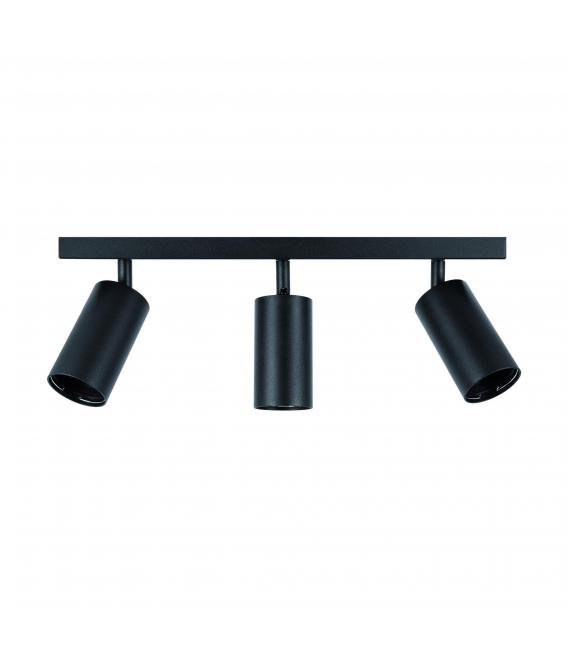 Apparecchio MANAM GU10 3L nero - Soluzione illuminotecnica esclusiva – Foto