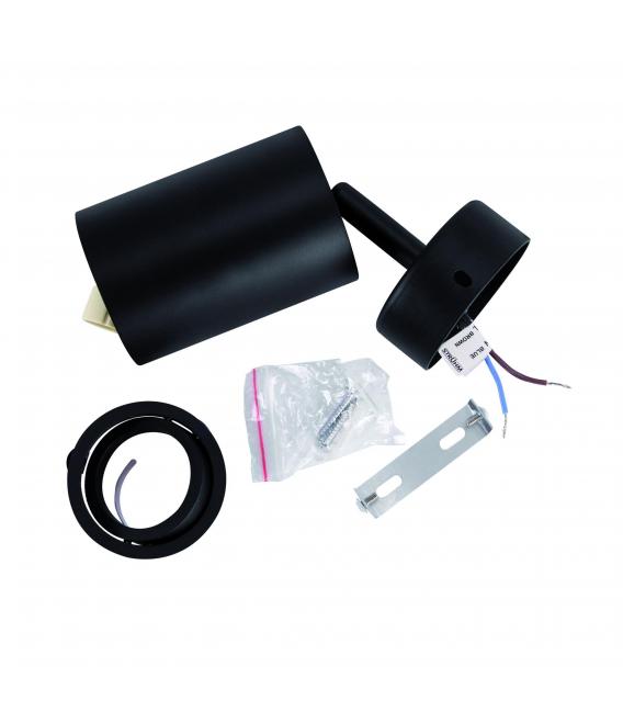 Luminaria BEMOL SPT GU10 Negra - Solución de iluminación única – foto