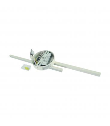 Moderno apparecchio LED a parete resistente all'acqua GRACJA White NW 12879-36852