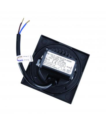 KURS D 1.6W NW LED-Wandeinbauleuchte Schwarz 12818-36869