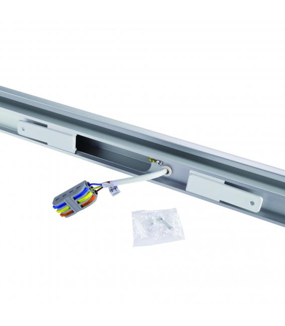 Apparecchio LED lineare DIEGO 18W CCT Argento - Illuminazione LED per armadietti – Foto