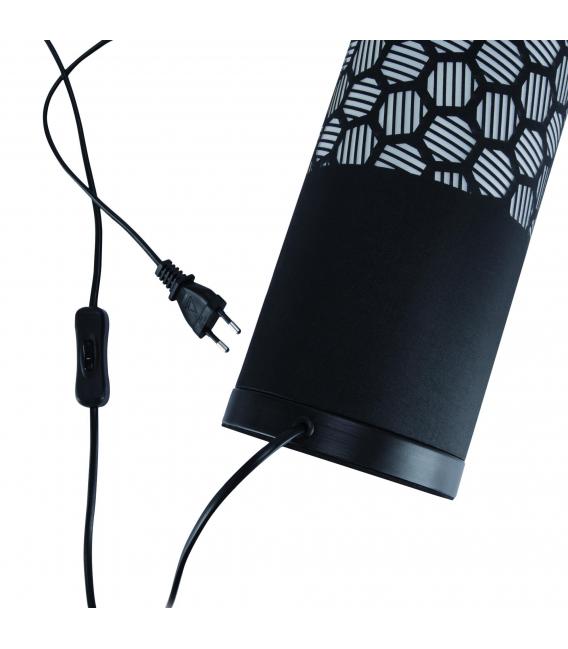 Lampada da tavolo nera WANDA FOOT E14 - Illumina la tua scrivania – Foto