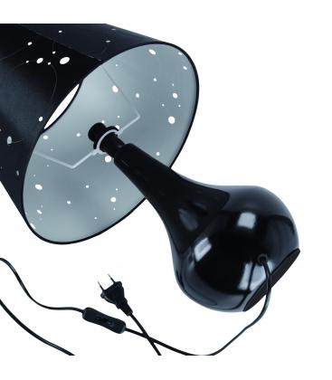 Lampe de table LARYSA E14 noire - Illuminez votre bureau 12723-36949