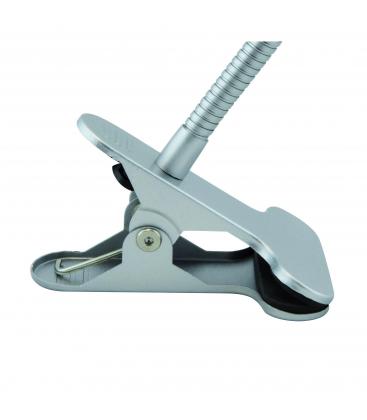 RONI Flex Lampada LED argento a clip - Illumina la tua scrivania 12189-36962