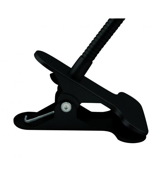 Lampada da scrivania a LED RONI Flex Clip-On - Elegante finitura nera – Foto