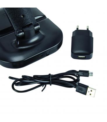 ZET LED-Schreibtischlampe in Schwarz - Helligkeit und Farbe einstellbar 12645-36977