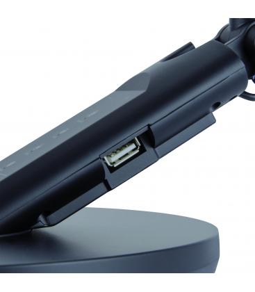 RAMZES Lámpara LED de Escritorio - Negra, Perfecta para Usuarios Exigentes 12812-36984