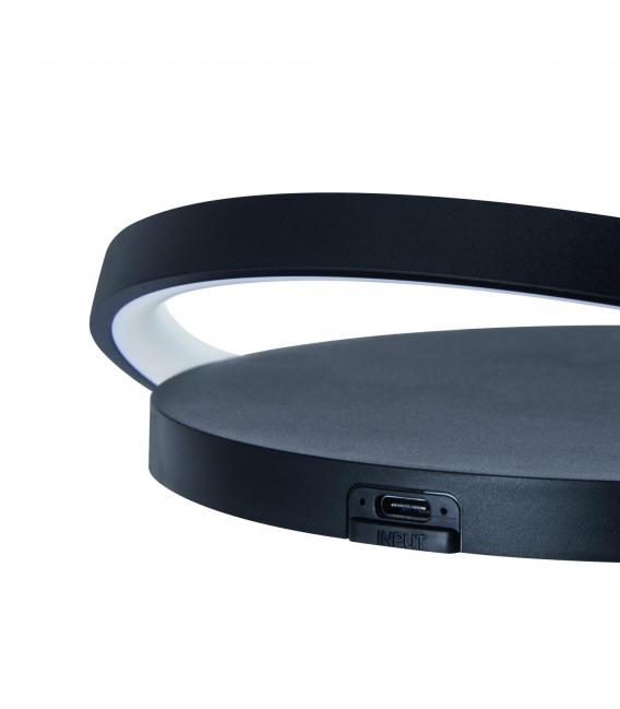 Kabelloses Handy-Ladegerät SATURN LED-Tischlampe - Einzigartige Schreibtischlampe – foto