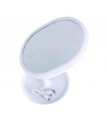Realce su belleza con el espejo de mesa LED PRINCESSA Blanco 12739-36996
