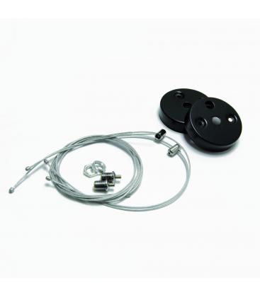 FLARA 24W LED Ceiling Suspension Black NW FLARA-24W-BLK-NW 12552-37040