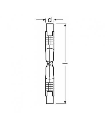 Linear Halogen Light Bulb 400W R7s - Eco-Friendly Option 6113-3712
