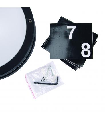 Luminaire d'extérieur SOLINA C 8W noir étanche aux poussières 12754-37135