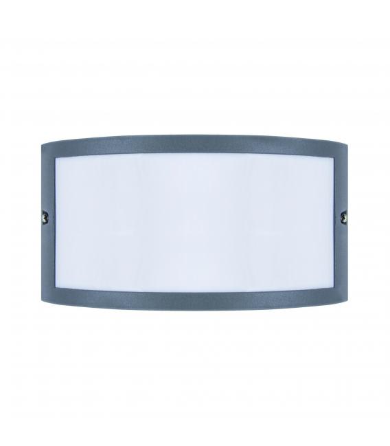 Luminaire de façade GRETA E27 gris foncé anti-poussière pour l'extérieur – Photo