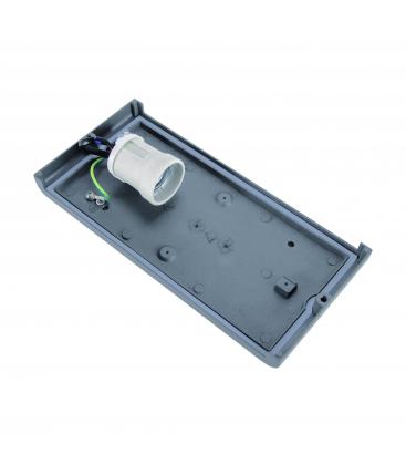 Dustproof GRETA E27 Dark Grey Outdoor Facade Luminaire 12247-37138