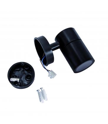 Luminaire de façade extérieur GU10 noir anti-poussière 12845-37141