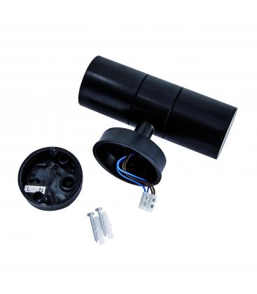Anti-poussière GORDON 2 x GU10 Noir Luminaire d'extérieur 12846-37144