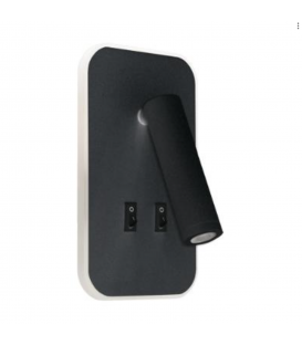 LED OTELLO D 6W +3W negra