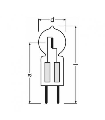 Lampadina alogena Halostar ECO 64447 12V 60W GY6.35 6119-3738