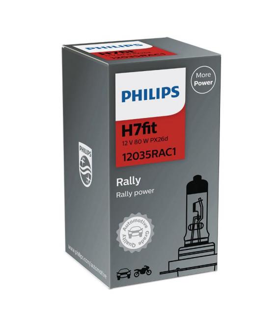 80W 12V Bombilla coche H7 PX26d Rally - Tuning – foto