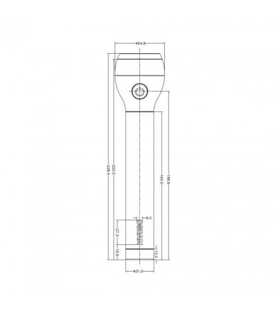 Linterna LED Sirius Medium 2.2W Aluminio - Linternas y Candiles – foto