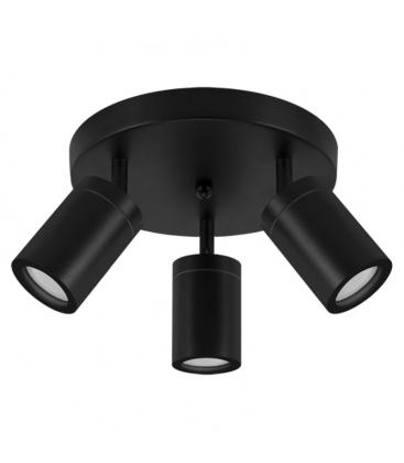 Luminaire noir TENOR GU10 3C Une solution d'éclairage unique 13494-37965