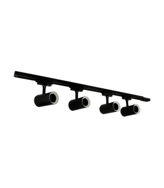 Schwarz LUTER TRA 4xGU10 - Premium-Schienenleuchte – foto