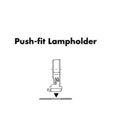 84108 IP67 Lampholder G5 with Screw Ring & Transparent Foot Gaskets 13551-38069