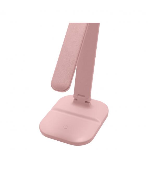 ZET Lámpara de escritorio LED rosa - Brillo ajustable, control táctil del color – foto