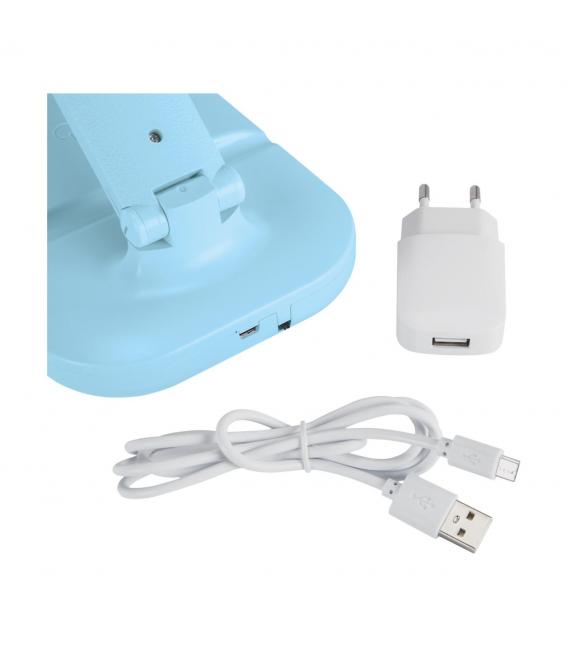 ZET Lampe de bureau LED bleue - Luminosité réglable, contrôle tactile des couleurs – Photo