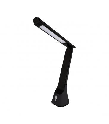 GIBON Lampe de bureau LED noire Luminosité réglable et lumière blanche 13568-38142