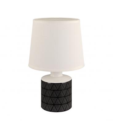 Lampe de table TOPIK E14 noir blanc Illuminez votre bureau 13580-38162