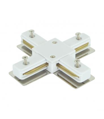 White CONNECTOR X Système de rail Premium pour luminaires 13598-38201