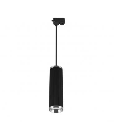 FRIDA TRA 20 GU10 Noir Chrome Luminaire de piste 100cm Pending 13612-38216