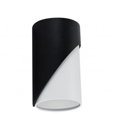 Ceiling Luminaire ZEBRA DWL GU10 Black White Plafonier 13614-38218