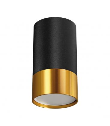 PUZON DWL GU10 Black Gold Ceiling Luminaire 13622-38226