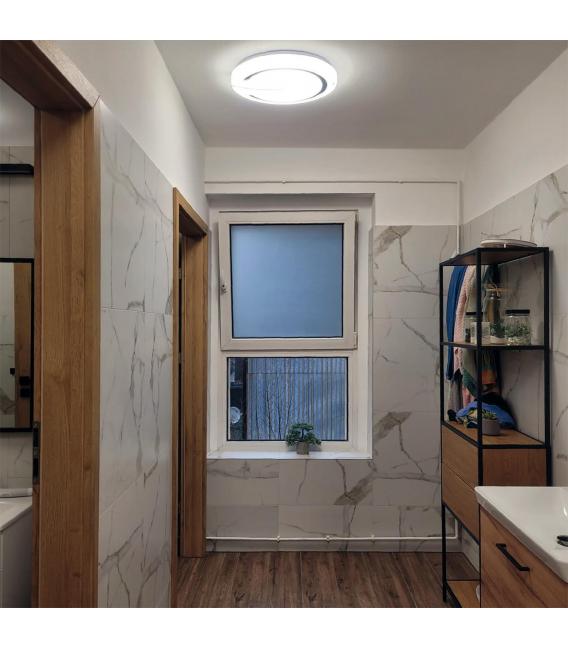 Apparecchio LED a soffitto LIBRUS C 24W NW - nero / oro, luce bianca neutra – Foto