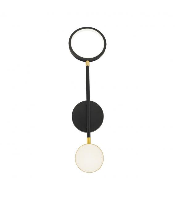 Wall LED luminaire OMEGA LED I 10W black / gold NW – photo