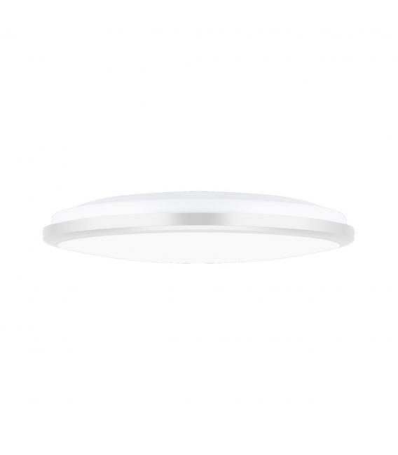 Luminaria LED de techo PLANAR 24W NW plateada, resistente al polvo y al agua – foto