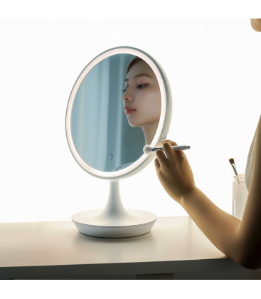 Valorizzate la vostra bellezza con lo specchio da tavolo a LED PRINCESSA Bianco 12739-38434